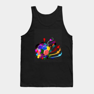 T-shirt ball action speed football brush stroke. Tank Top